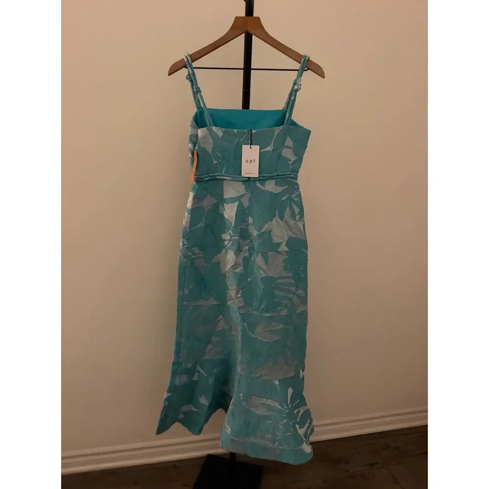 New o.p.t Jacqueline Dress glacial teal size XS